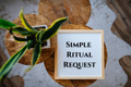 Simple Ritual Request